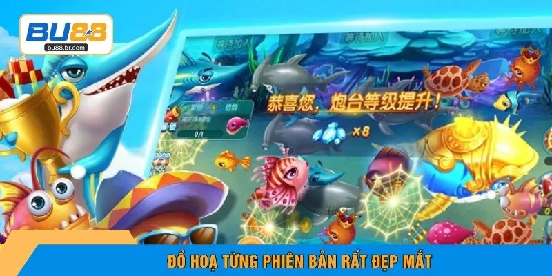 Đồ hoạ từng phiên bản rất đẹp mắt