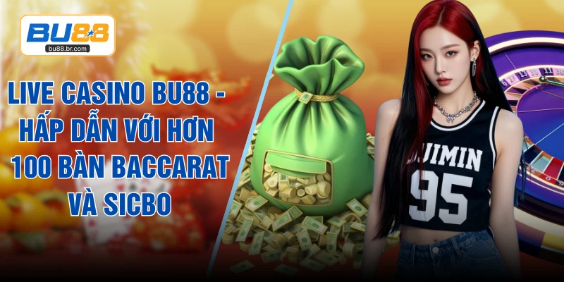 Live Casino BU88 - Hấp Dẫn Với Hơn 100 Bàn Baccarat Và Sicbo
