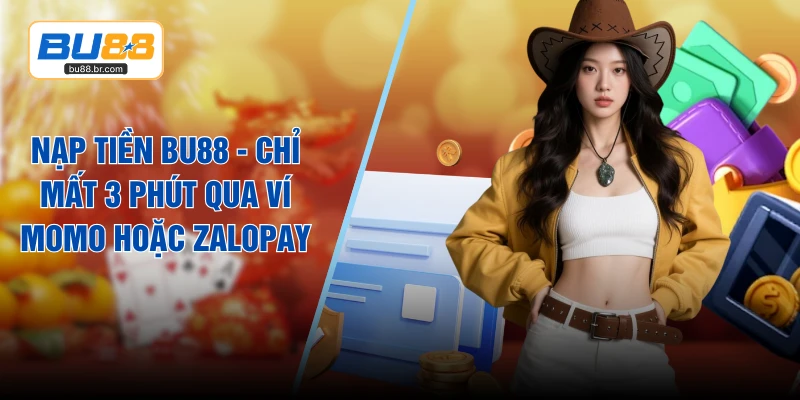 Nạp Tiền BU88 - Chỉ Mất 3 Phút Qua Ví Momo Hoặc ZaloPay